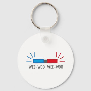 Polizei oder AmbulanzSiren Schlüsselanhänger