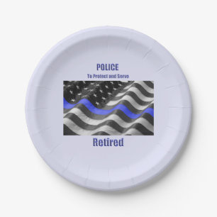 Polizei Pappteller