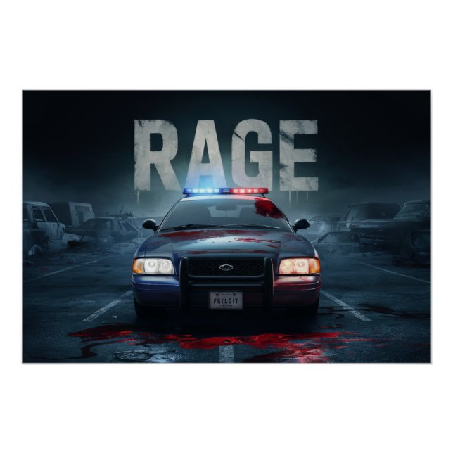Polizei Rage Poster (Vorderseite)
