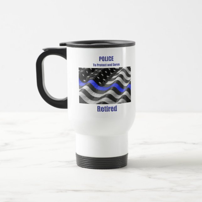 Polizei Reisebecher (Links)