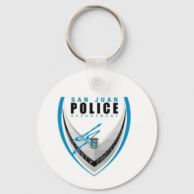 Polizei San Juan Schlüsselanhänger (Vorderseite)