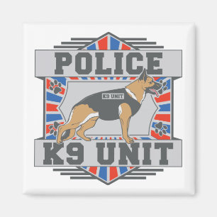 Polizei-Schäferhund der Einheits-K9 Magnet