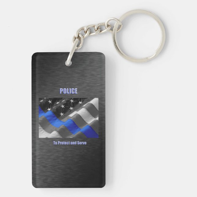 Polizei Schlüsselanhänger (Rückseite)