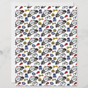 Polizei Scrapbook Papier