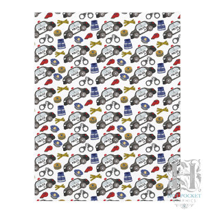 Polizei Scrapbook Papier