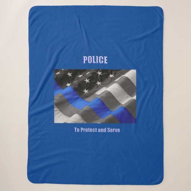 Polizei Sherpa Blanket Sherpadecke (Vorderseite)