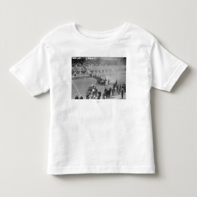 Polizei stellt dar -- Anfang des Motorrad-Rennens Kleinkind T-shirt (Vorderseite)