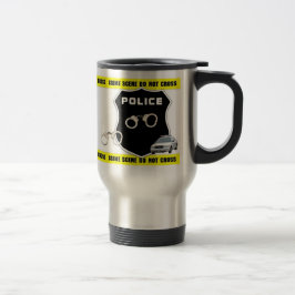 Polizei-Tatort Reisebecher