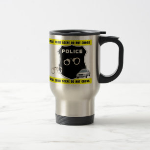 Polizei-Tatort Reisebecher