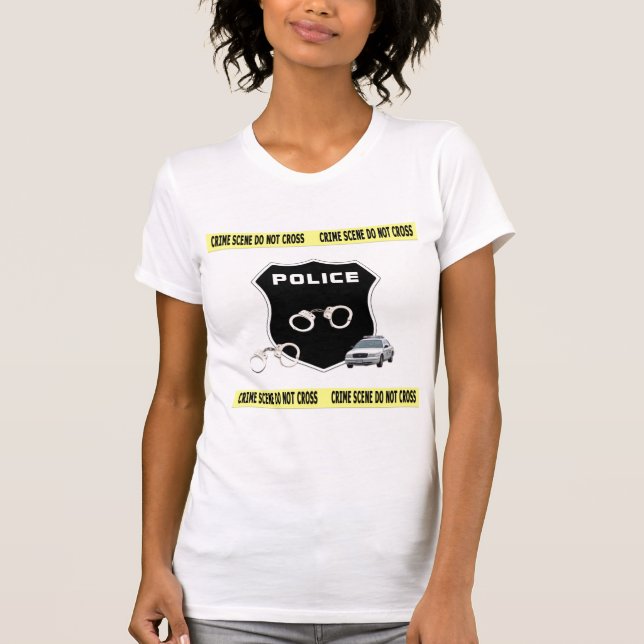 Polizei-Tatort T-Shirt (Vorderseite)