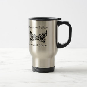Polizei Tattoo Travel Mug Reisebecher