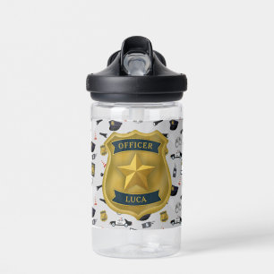 Polizei Thema Polizist Beamter Name Trinkflasche