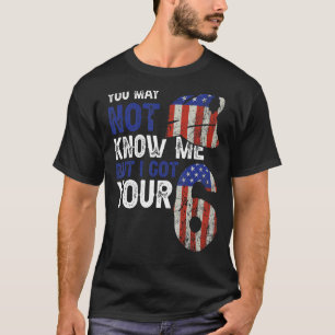 Polizei US-Flagge Sie mir vielleicht nicht kennen, T-Shirt