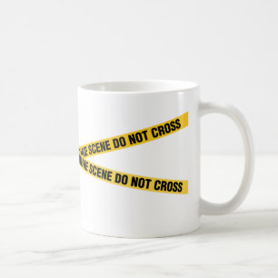 Polizei-Verbrechen-Szenen-Kaffee-Tasse 2 Kaffeetasse