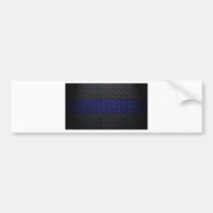 Polizei verdünnt Blue Line-Diamant-Platten-Entwur Autoaufkleber