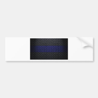 Polizei verdünnt Blue Line-Diamant-Platten-Entwurf Autoaufkleber