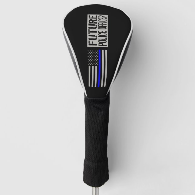 Polizei - zukünftiger Polizeibeamte Golf Headcover (Vorderseite)