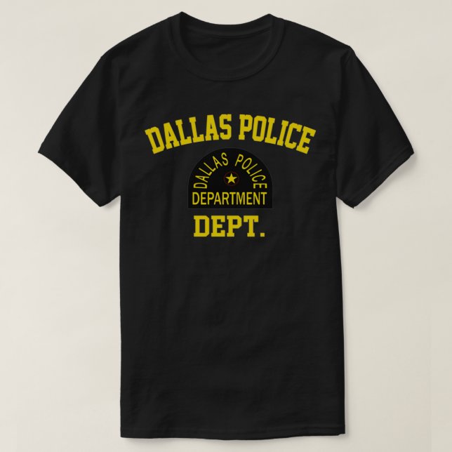 Polizeiabteilung Dallas T-Shirt (Design vorne)