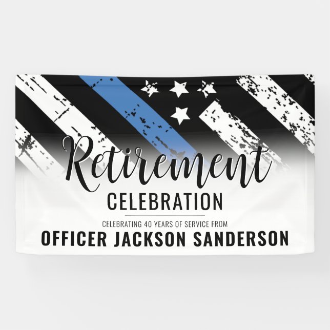 Polizeiabteilung für Strafverfolgung Party für das Banner (Horizontal)