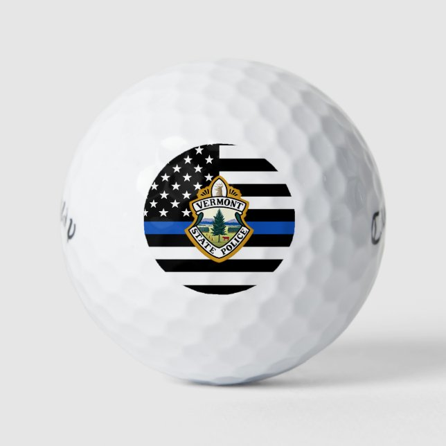 Polizeiabteilung Maßgeschneiderte Logo Rechtsdurch Golfball (Vorderseite)
