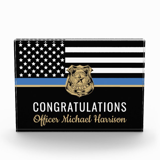 Polizeiakademie Abschluss Referent Rechtsdurchsetz Fotoblock (Vorderseite)