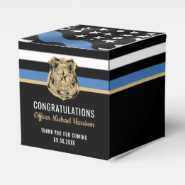 Polizeiakademie Glückwunsch Graduierungspartei Geschenkschachtel
