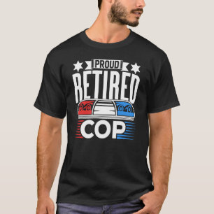 Polizeiamt für die Ruhestätte des Polizisten mit P T-Shirt