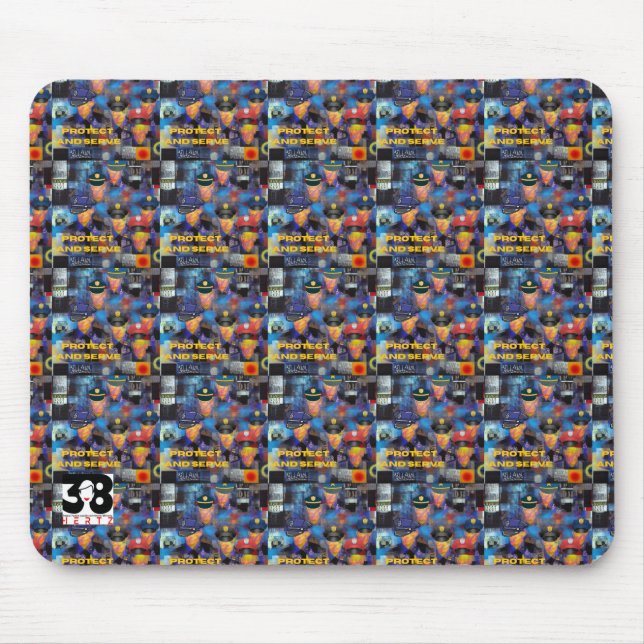 Polizeiaufwertung Mousepad (Vorne)