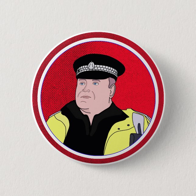 Polizeibeamte Button (Vorderseite)