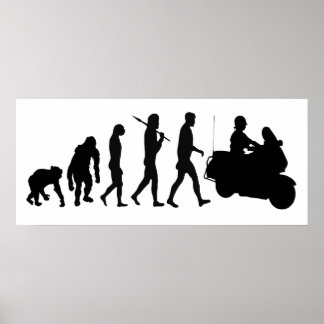 Polizeibeamte der Autobahn Poster