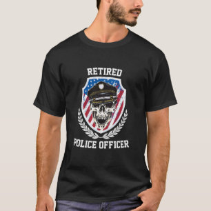Polizeibeamte, die für das Ruhestand verantwortlic T-Shirt