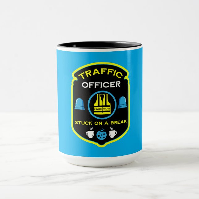 Polizeibeamte für Verkehr Tasse (Zentrum)
