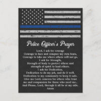 Polizeibeamte Gebet Thin Blue Line