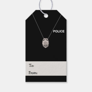 Polizeibeamte Geschenkanhänger