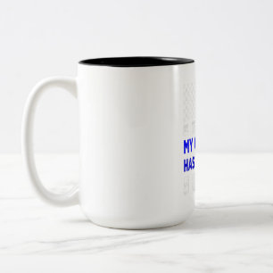 Polizeibeamte Grandeltern Mein Großsohn Zweifarbige Tasse