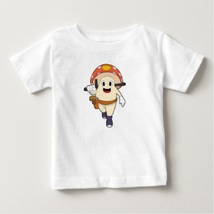 Polizeibeamte in Pilz Baby T-shirt