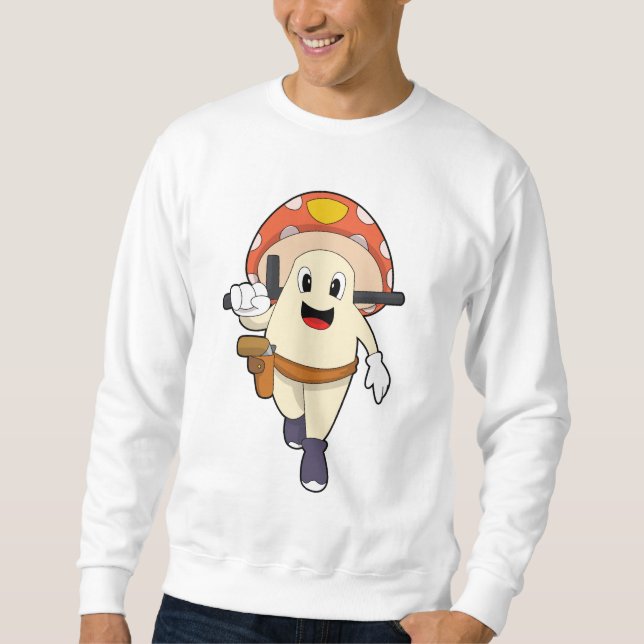 Polizeibeamte in Pilz Sweatshirt (Vorderseite)