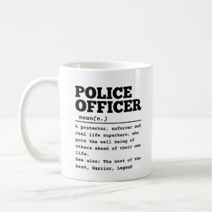 Polizeibeamte Kaffeetasse