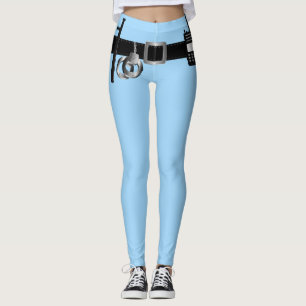 Polizeibeamte-Kostüm Leggings