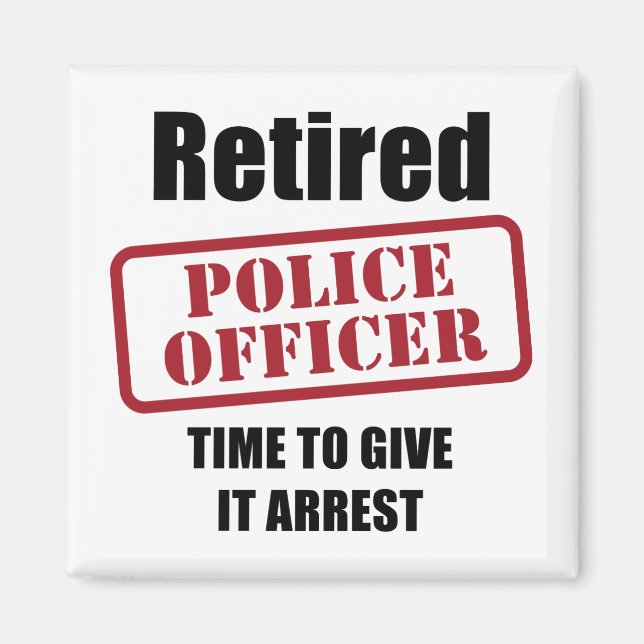 Polizeibeamte Magnet (Vorne)