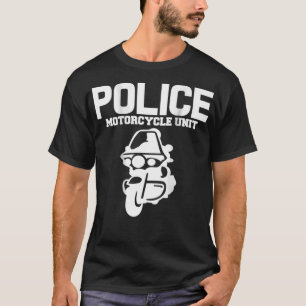 Polizeibeamte Motorrad-Einheit Autobahn Patrouille T-Shirt