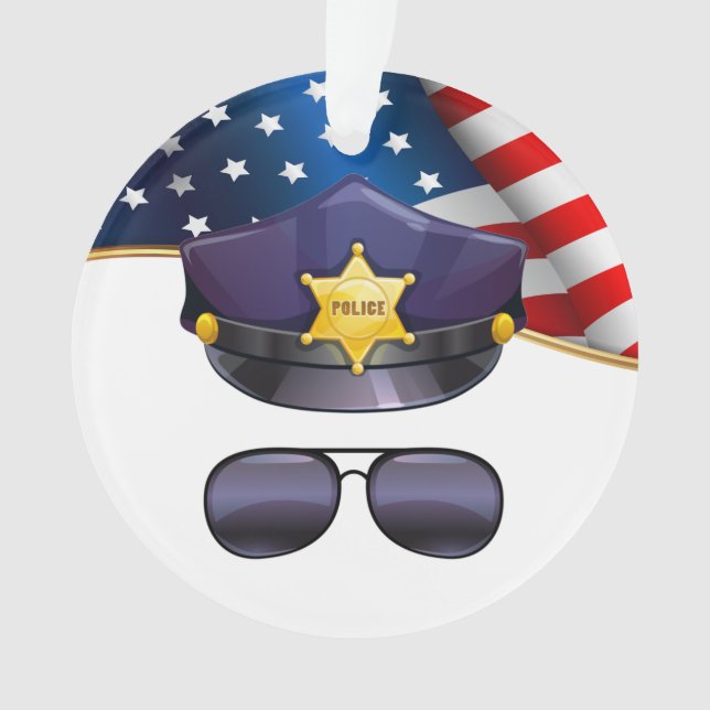 Polizeibeamte Ornament (Vorderseite)