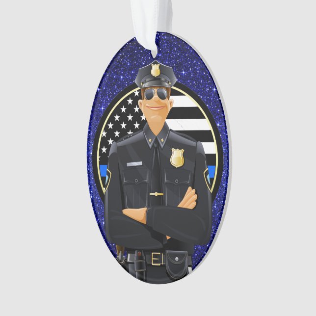 Polizeibeamte Ornament (Vorderseite)