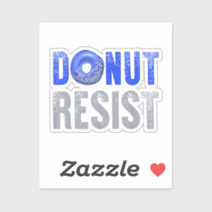 Polizeibeamte Shirt Thin Blue Line Donut Resist J Aufkleber