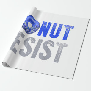 Polizeibeamte Shirt Thin Blue Line Donut Resist J Geschenkpapier