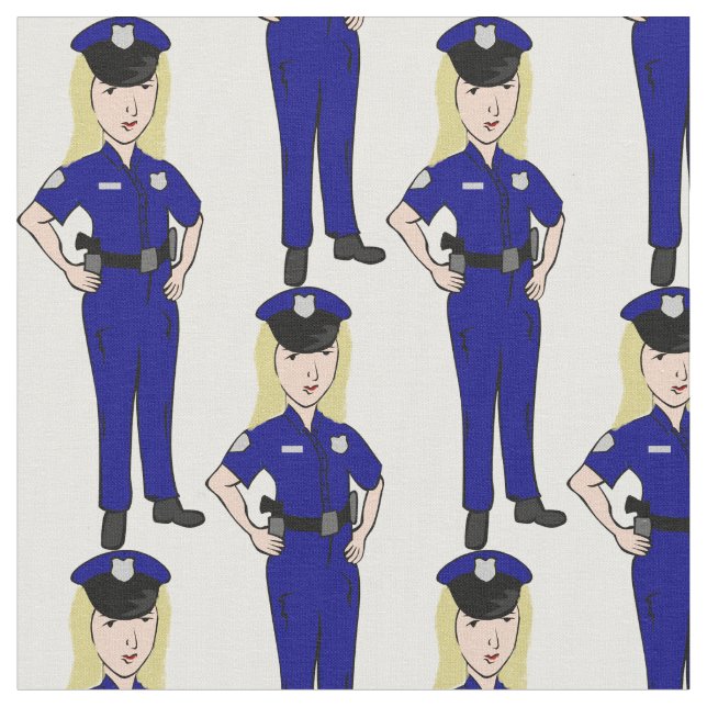Polizeibeamte Stoff (Nahaufnahme)
