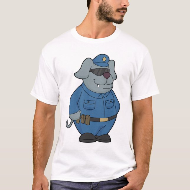 Polizeibeamte T-Shirt (Vorderseite)