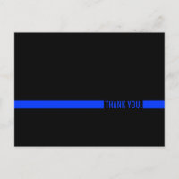 Polizeibeamte Vielen Dank, Postkarte