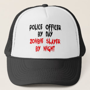 Polizeibeamte Zombie Slayer Truckerkappe