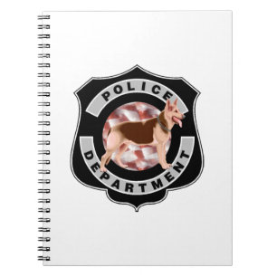 Polizeibeamten K9 Notizblock